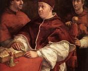 Pope Leo X with Cardinals - 拉斐尔